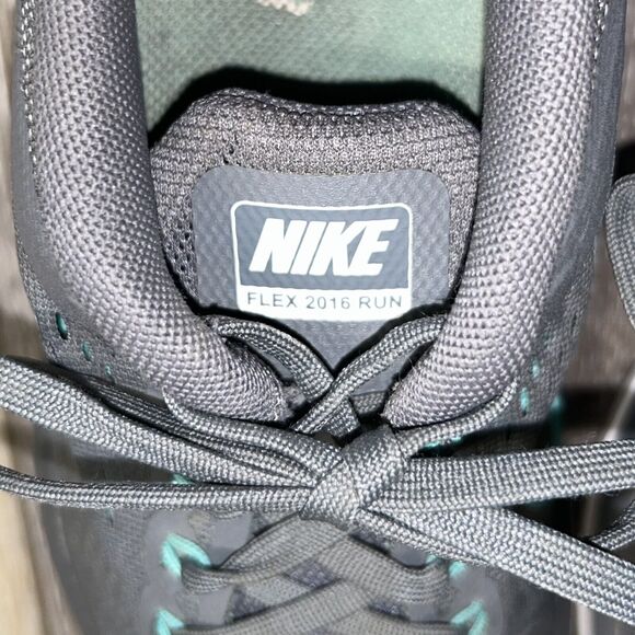 Nike Flex Women's US Size 7.5 830751-013 Gray Aqua Blue Running Sneaker Shoes - Picture 9 of 12